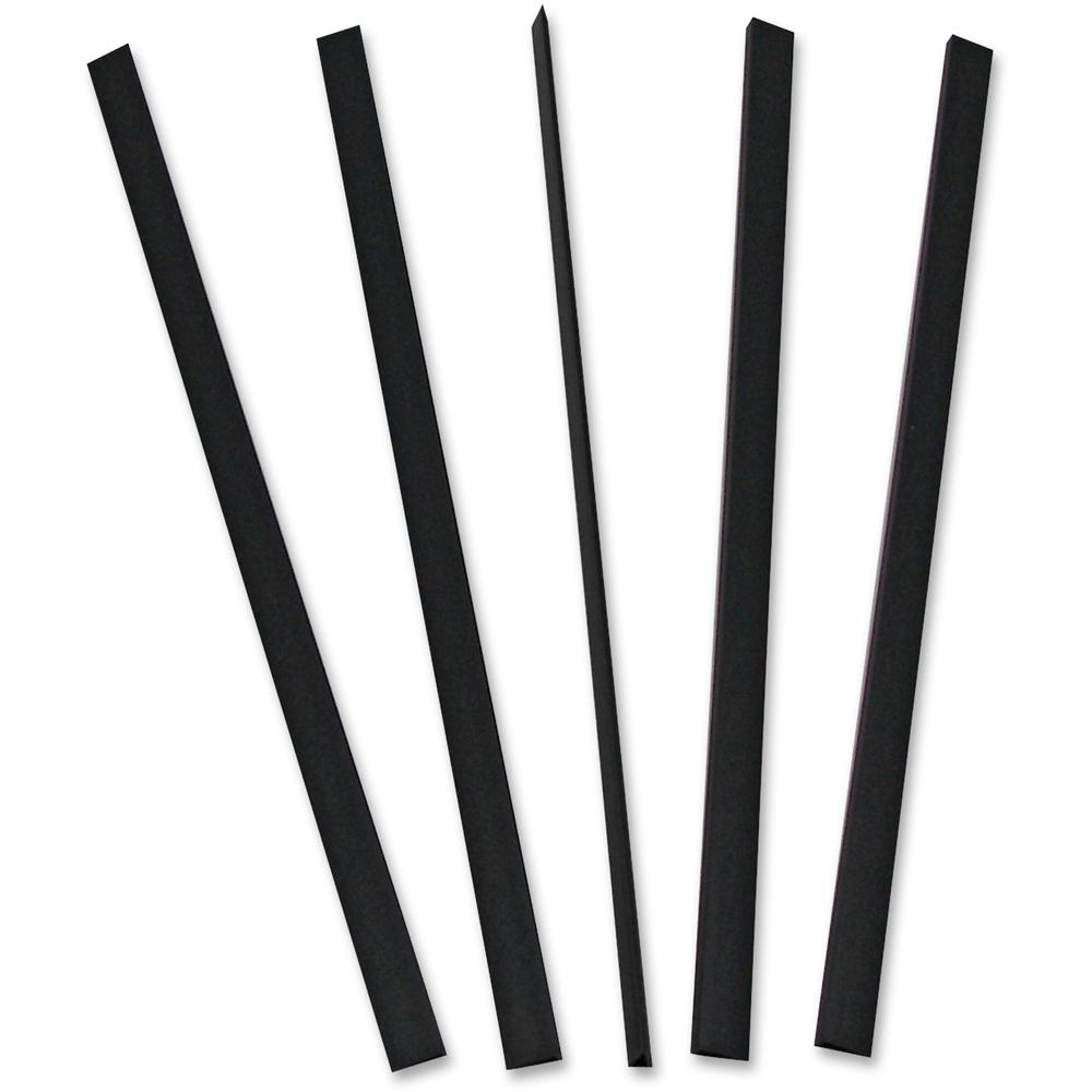 C-Line Binding Bars Only - Black, 11 x 1/8, 100/BX, 34551. Picture 1