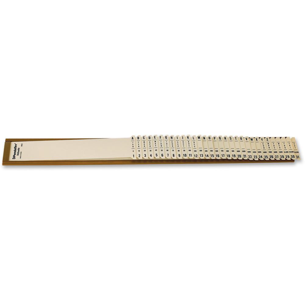 Pendaflex Plastic Sort-All Sorter - 2.5" Width23.3" Length - Non-skid Base - Gray - Plastic - 1 Each. Picture 1