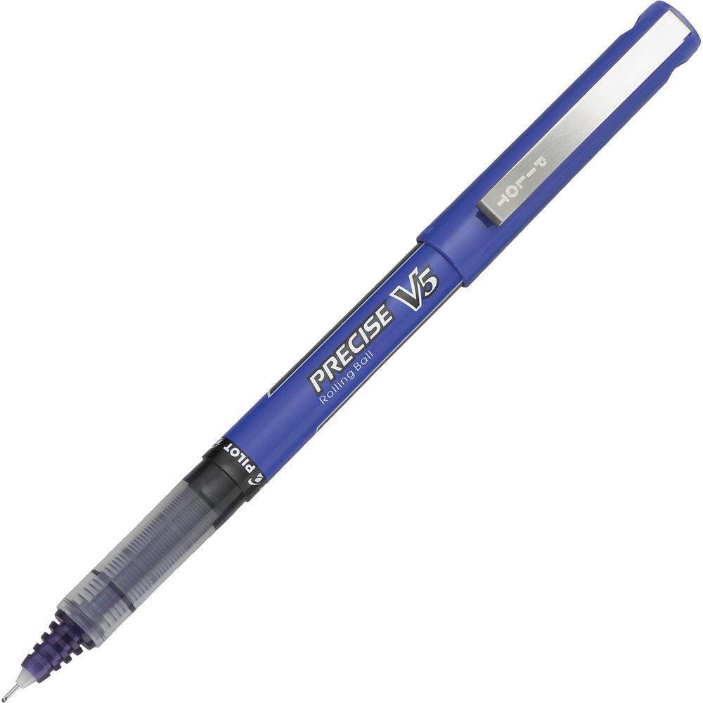 Pilot Extra-Fine Premium Capped Rolling Ball Pens - Purple Ink - Purple Plastic Barrel - Writing - 1 Dozen. Picture 1