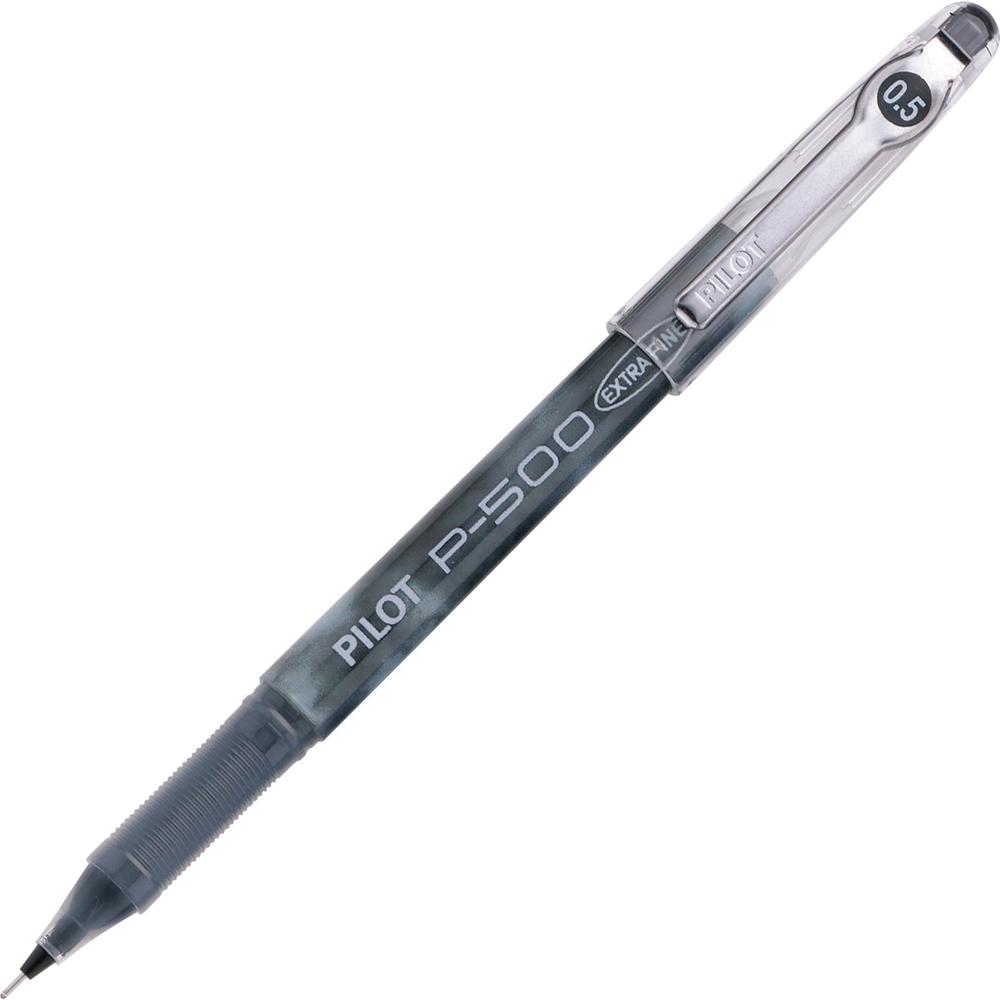 Pilot Precise P-500 Precision Point Extra-Fine Capped Gel Rolling Ball Pens - Black Ink - Gel-based - Black Barrel - 1 Dozen. Picture 1