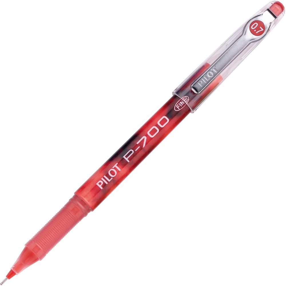 Pilot Precise P-700 Precision Point Fine Capped Gel Rolling Ball Pens - Red Ink - Gel-based - Red Barrel - 1 Dozen. Picture 1