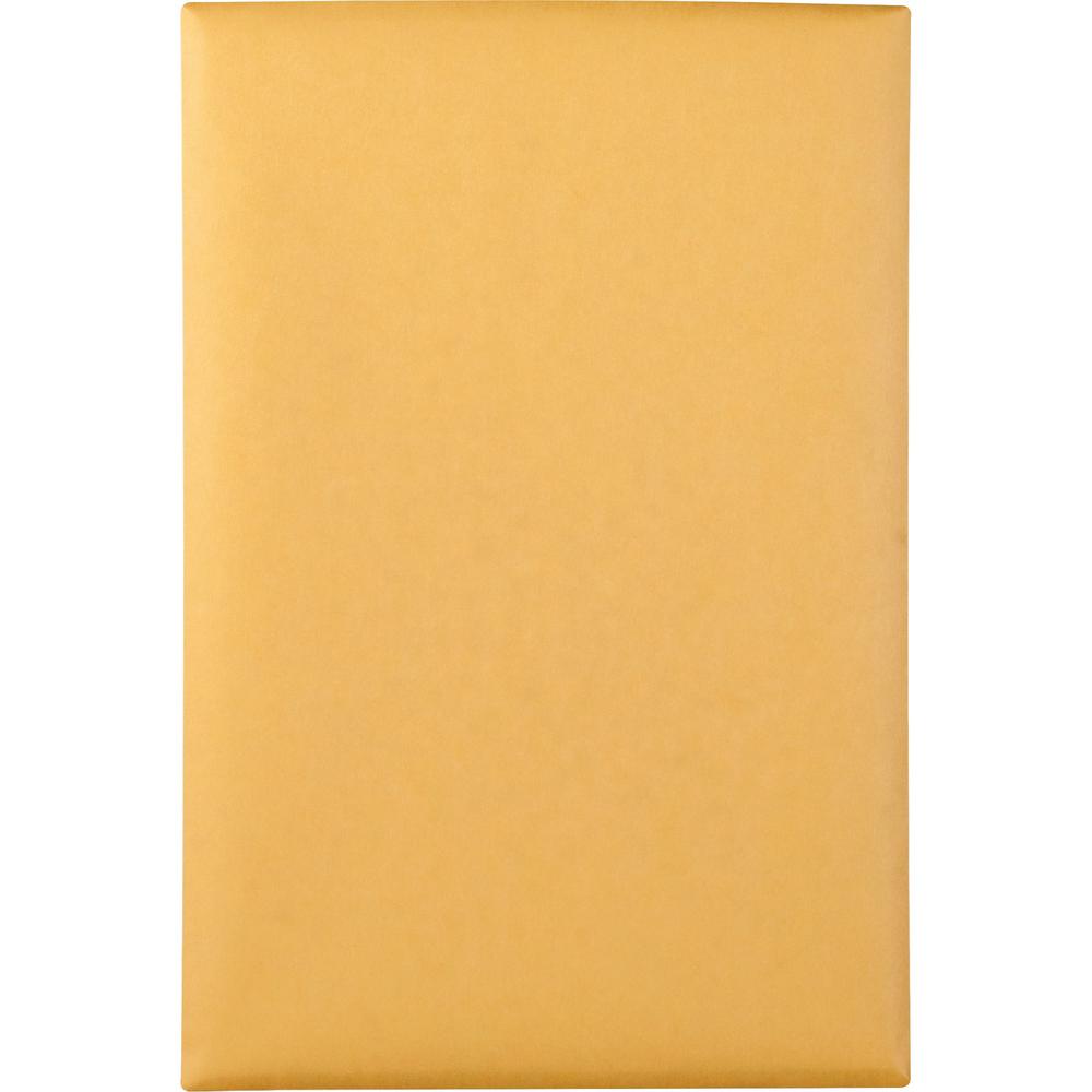 Quality Park 6 x 9 Extra Heavy-duty Kraft Clasp Envelopes - Clasp - #55 - 6" Width x 9" Length - 32 lb - Gummed - Kraft - 100 / Box - Kraft. Picture 1