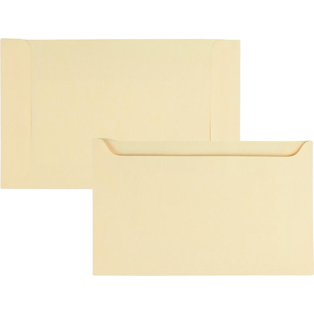 Quality Park File Jacket - 5" x 8 1/8" - Cameo - 500 / Box. Picture 1