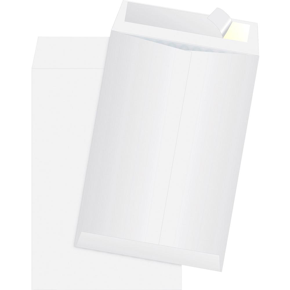 Quality Park Survivor Plus Tyvek Bubble Mailers - Bubble - 6 1/2" Width x 9 1/2" Length - Self-sealing - Tyvek - 25 / Box - White. Picture 1
