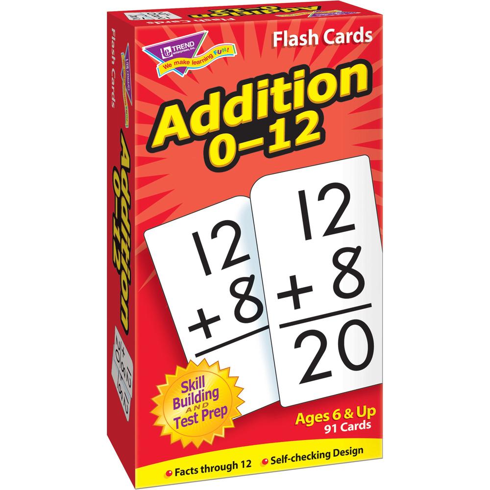 Trend Math Flash Cards - Educational - 1 / Box. Picture 1