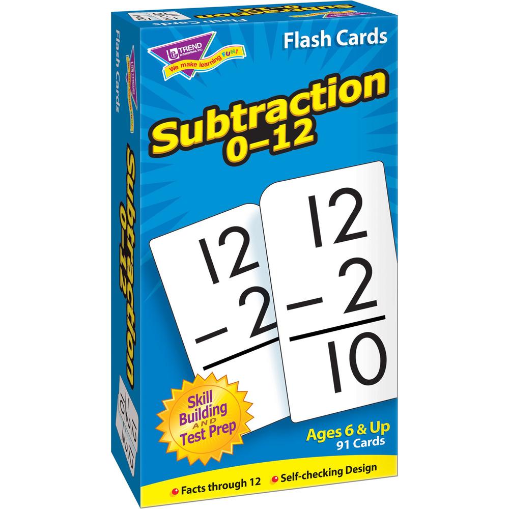 Trend Math Flash Cards - Educational - 1 / Box. Picture 1