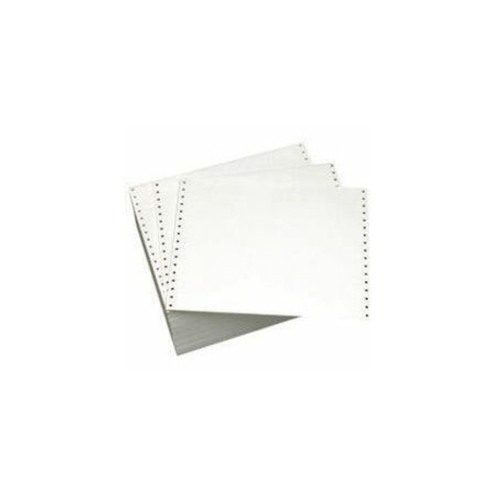 Domtar Continuous Paper - 92 Brightness - 11" x 14 7/8" - 20 lb Basis Weight - Sustainable Forestry Initiative (SFI) - Acid-free, Carbonless, Break-free, Chlorine-free - White - 2700 Sheets - 2700 / C. Picture 1