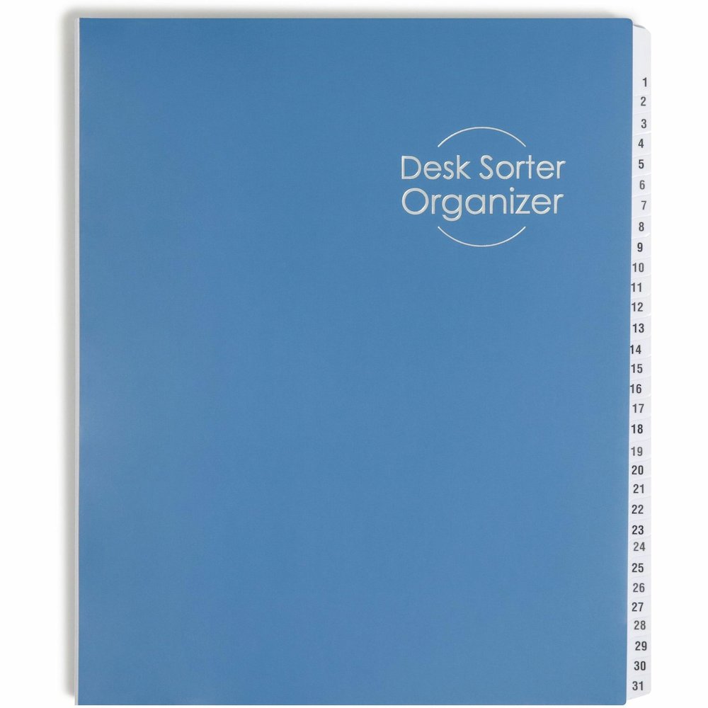 Smead Daily Desk File/Sorter - Printed Tab(s) - Digit - 1-31 - Letter - 8.50" Width x 11" Length - 35% Recycled - 1 Each. Picture 1