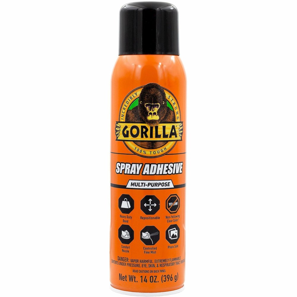Gorilla Spray Adhesive - 14 oz - Clear - 1 Each. Picture 1