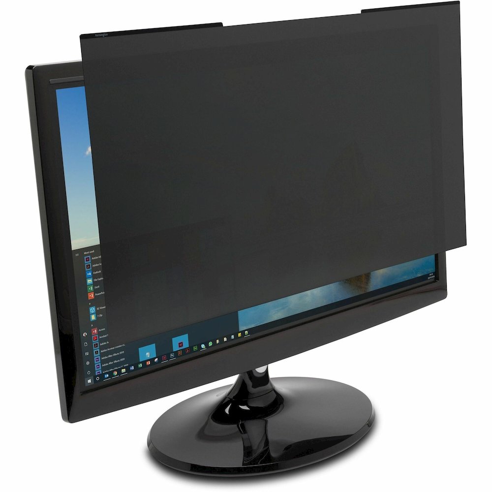 Kensington MagPro Magnetic Privacy Screen Filter for Monitors 21.5" (16:9) - For 21.5" Widescreen Monitor - 16:9 - Damage Resistant, Fingerprint Resistant, Glare Resistant, Scratch Resistant - 2H - An. Picture 1