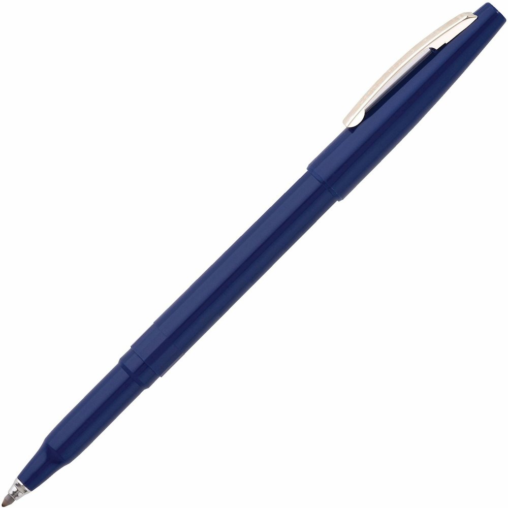 Pentel Rolling Writer Pens - Blue Ink - Blue Plastic Barrel - 1 Dozen. Picture 1