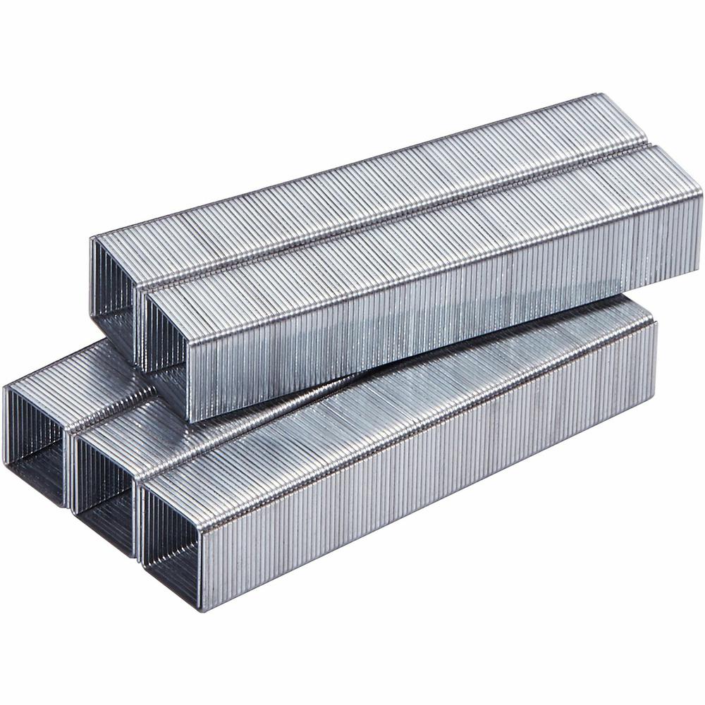 Bostitch Heavy-Duty Staples - 100 Per Strip - Heavy Duty - 1/2" Leg - 1/2" Crown - Holds 100 Sheet(s) - for Paper - Heavy Duty - Silver - 0.6" Height x 2.7" Width3.2" Length - 1000 / Box. Picture 1