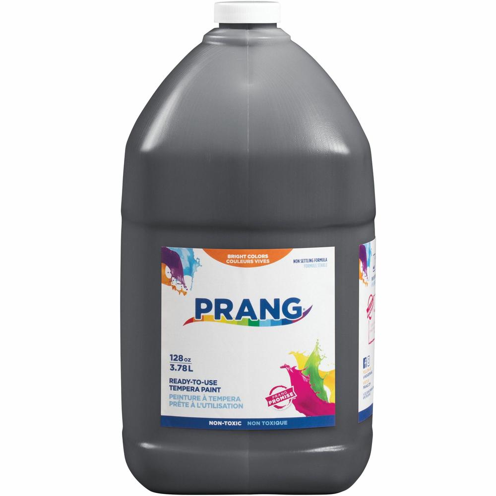 Prang Liquid Tempera Paint - 1 gal - 1 Each - Black. Picture 1