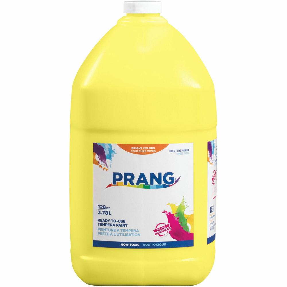 Prang Liquid Tempera Paint - 1 gal - 1 Each - Yellow. Picture 1