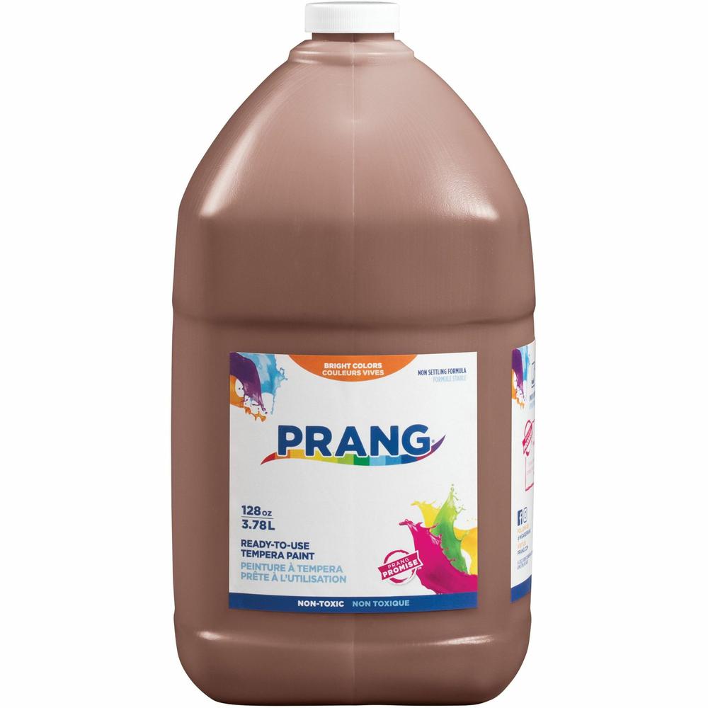 Prang Liquid Tempera Paint - 1 gal - 1 Each - Brown. Picture 1