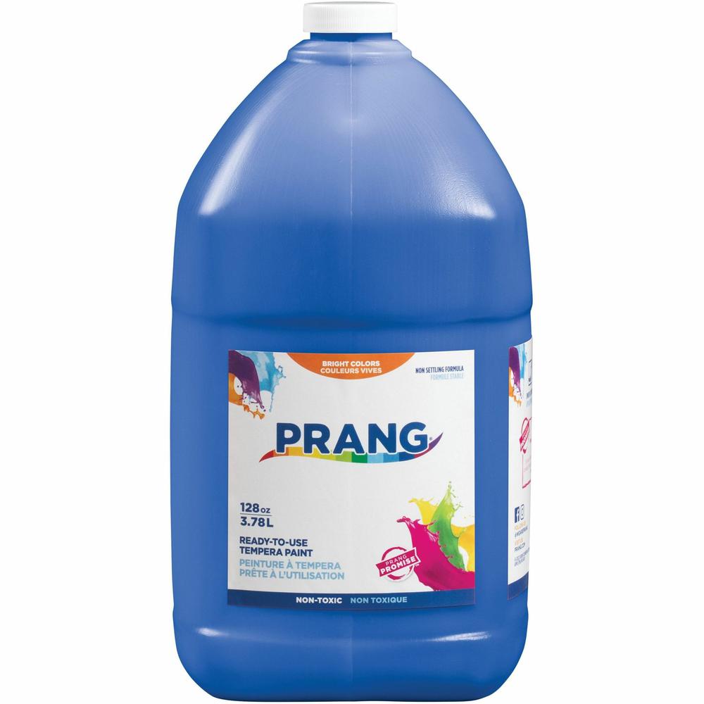 Prang Liquid Tempera Paint - 1 gal - 1 Each - Blue. Picture 1