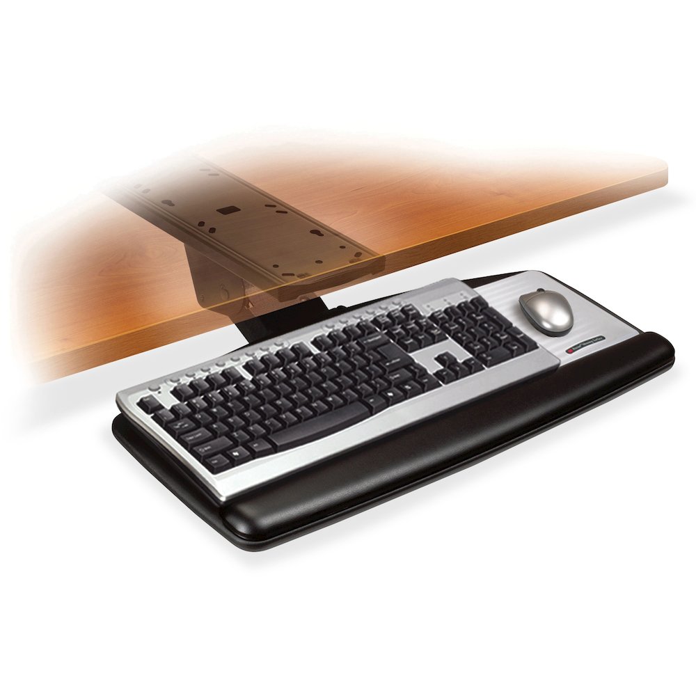 3M AKT170LE Adjustable Keyboard Tray - 23" Height x 26.5" Width x 8" Depth - 1. Picture 1
