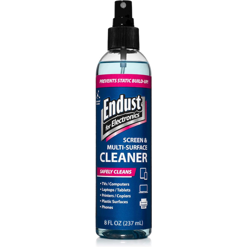 Endust Anti-Static Electronics Cleaner - For Multi Surface, Electrical Equipment - 8 fl oz - Ammonia-free, Anti-static, Oil-free, Wax-free, Streak-free, Residue-free - BluePump Spray - 1 Each. Picture 1