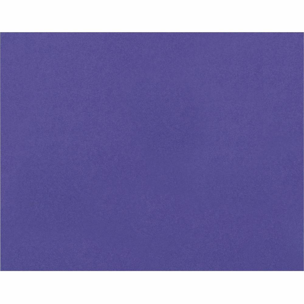Pacon Railroad Board - Art, Mat, Painting, Marker, Poster, Stenciling, Mounting, Block Printing - 22"Height x 28"Width - 25 / Carton - Purple. Picture 1