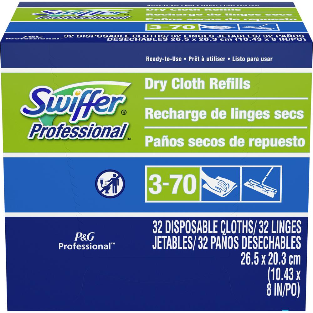 Swiffer Sweeper Dry Cloths Refill - Cloth - 32 Per Box - 32 / Box. Picture 1