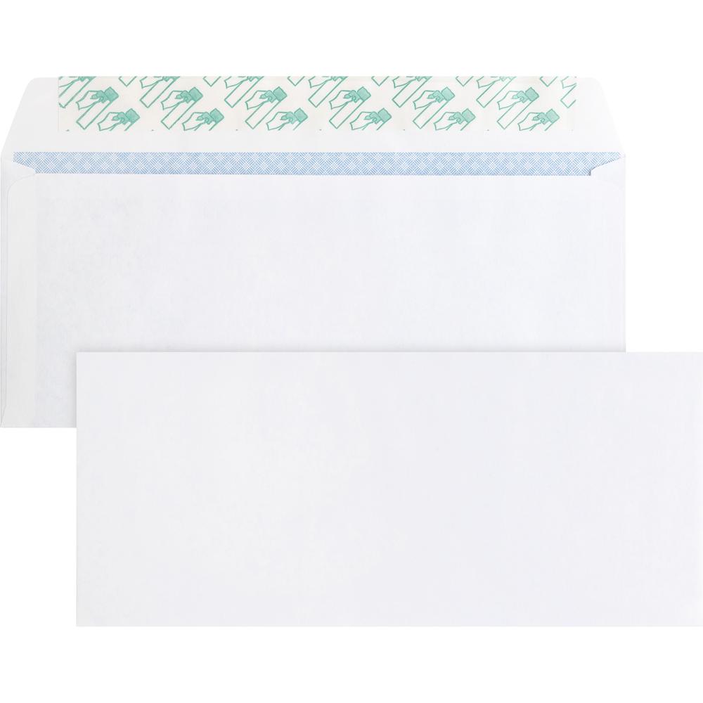 Business Source Regular Tint Peel/Seal Envelopes - Business - #10 - 9 1/2" Width x 4 1/8" Length - 24 lb - Peel & Seal - White - Wove - 500 / Box. Picture 1
