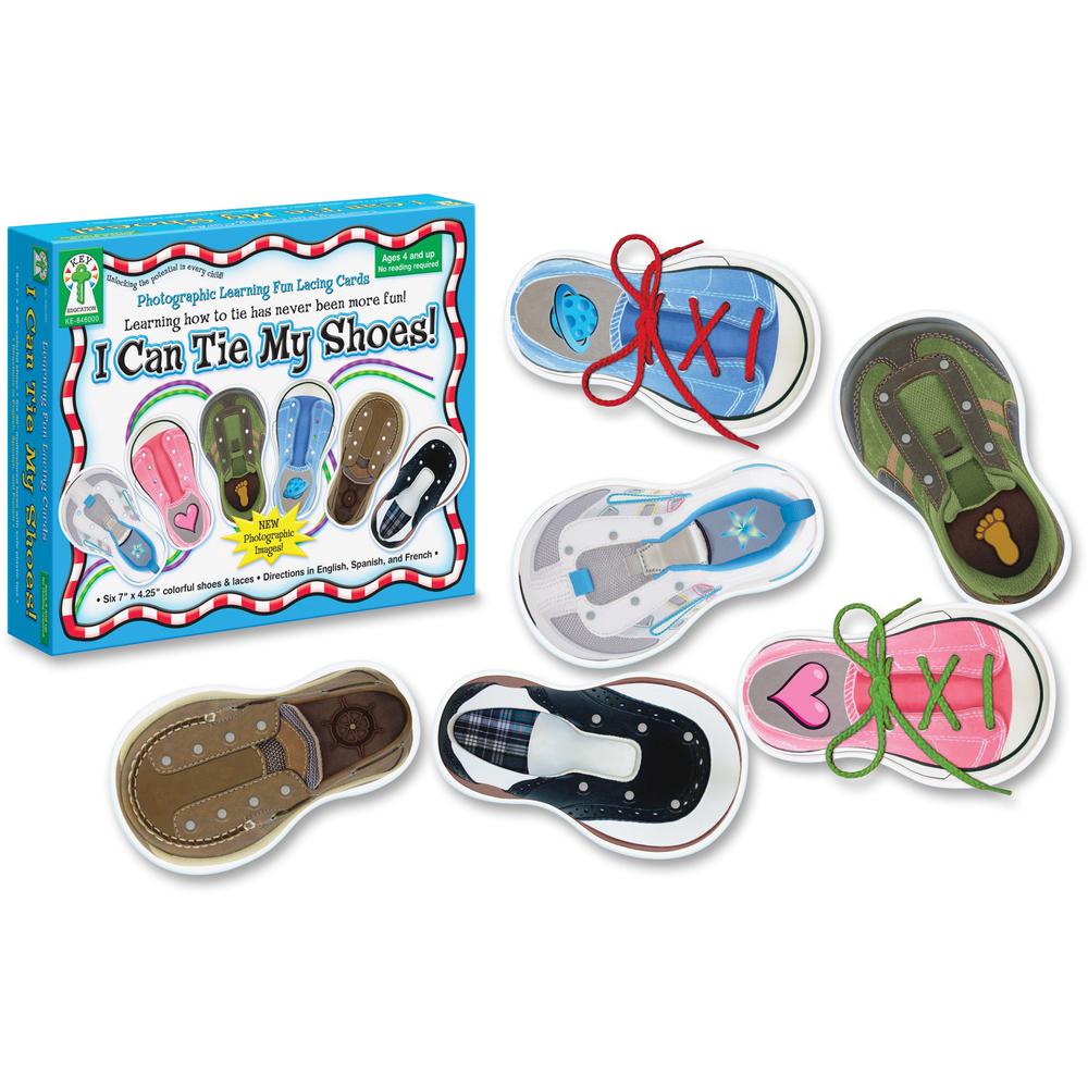 Carson Dellosa Education PreK-Grade 1 I Can Tie My Shoes Cards Set. Picture 1