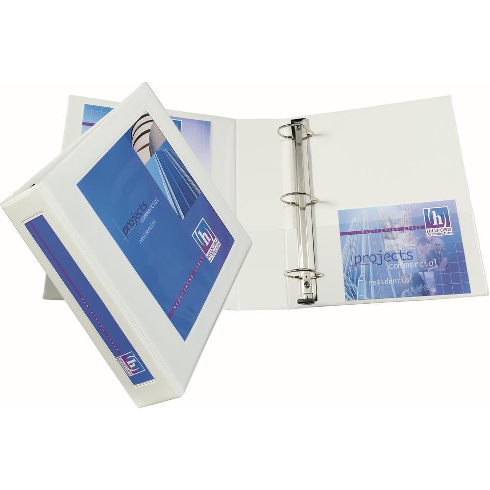 Avery&reg; Heavy-Duty Framed View 3-Ring Binder - 2" Binder Capacity - Letter - 8 1/2" x 11" Sheet Size - 540 Sheet Capacity - 3 x Ring Fastener(s) - 2 Pocket(s) - Vinyl - Recycled - Pocket, Heavy Dut. Picture 1