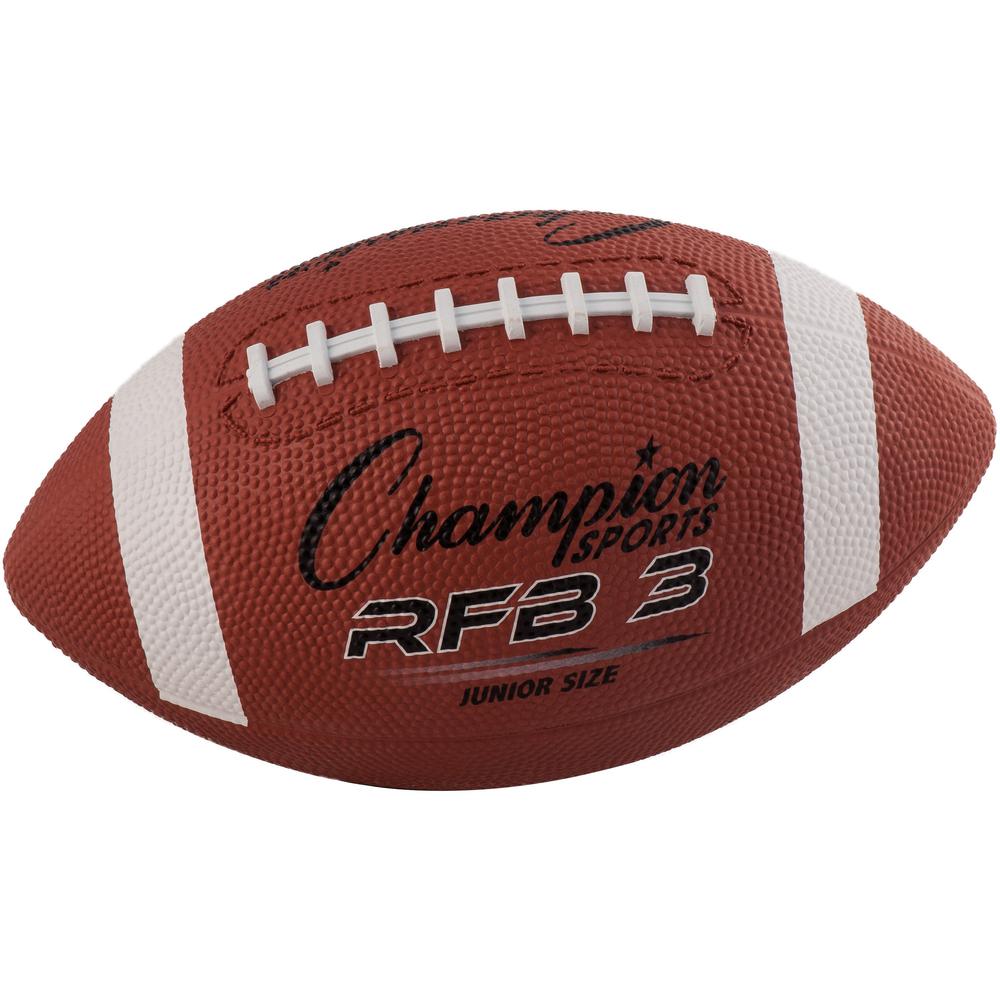 Champion Sports Junior Rubber Football - 10.50" - Junior - Rubber - 1  Each. Picture 1