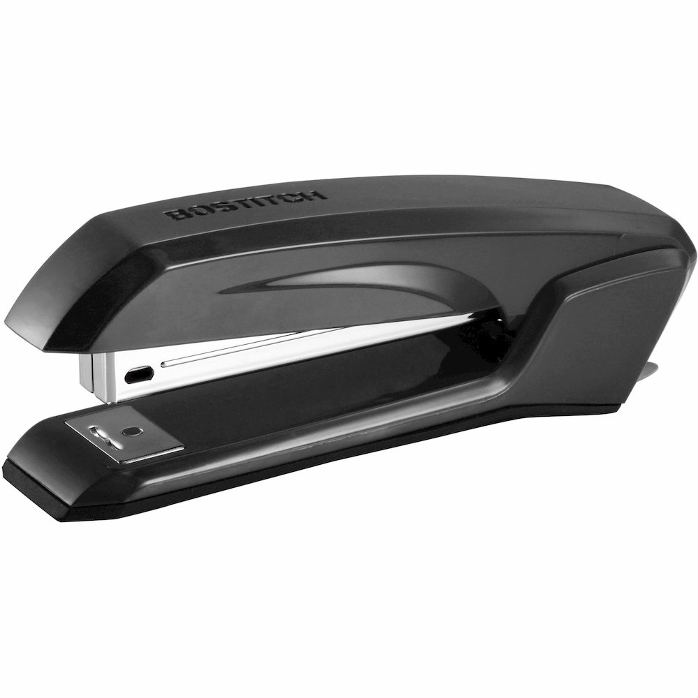Bostitch Ascend Stapler - Staples Upto 20 Sheet - Holds Upto 210 Staple - Full Strip - Staple Size: 0.25" - 3.62" Throat Depth - Top Loading - Black - 1 Each. Picture 1