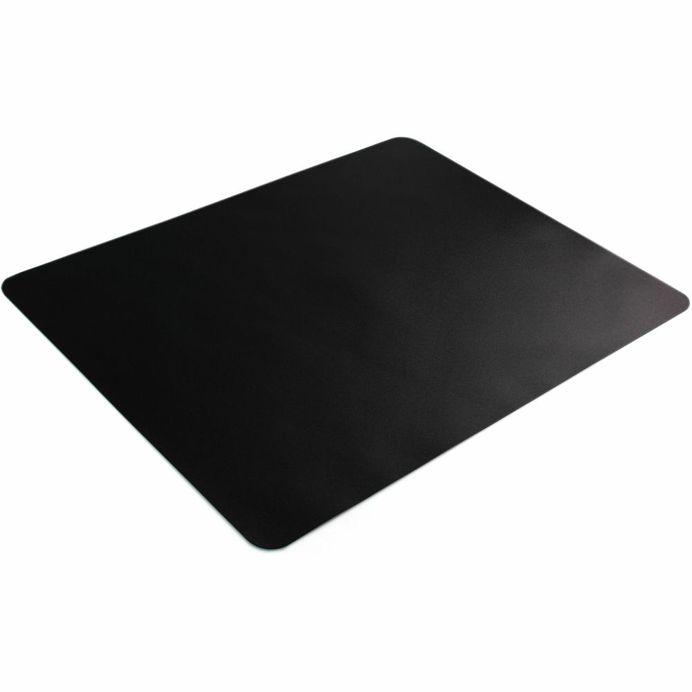 Lorell 39655 Desk Pad - Rectangular - 24" Width x 19" Depth - Black. Picture 1