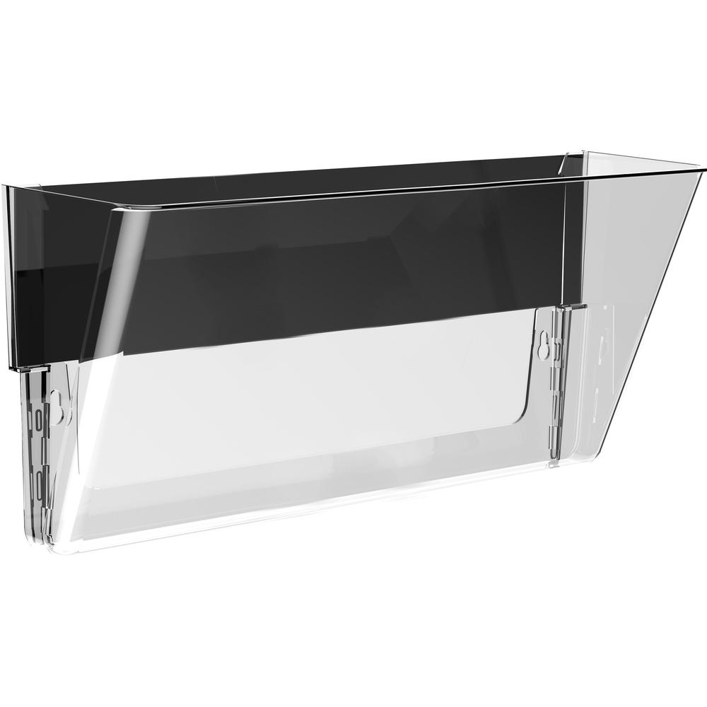 Storex Magnetic Wall File Pockets - 500 x Sheet - Magnetic, Heavy Duty - 100% Recycled - Clear - Plastic - 1 Each. Picture 1