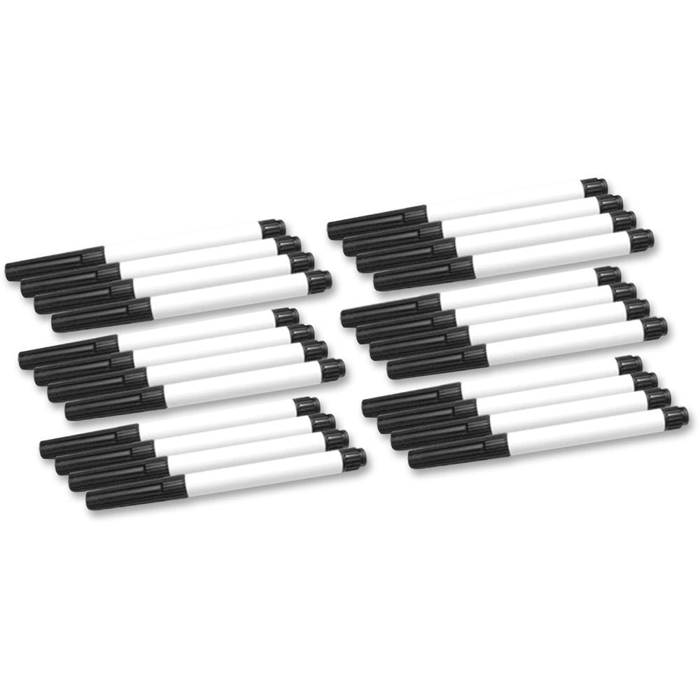 Dry Erase Fine Point Markers, Black, Class Pack of 24. Picture 1