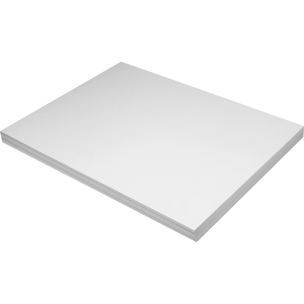Pacon Tagboard - Art Project, Craft Project - 24"Height x 18"Width - 100 / Pack - White. Picture 1