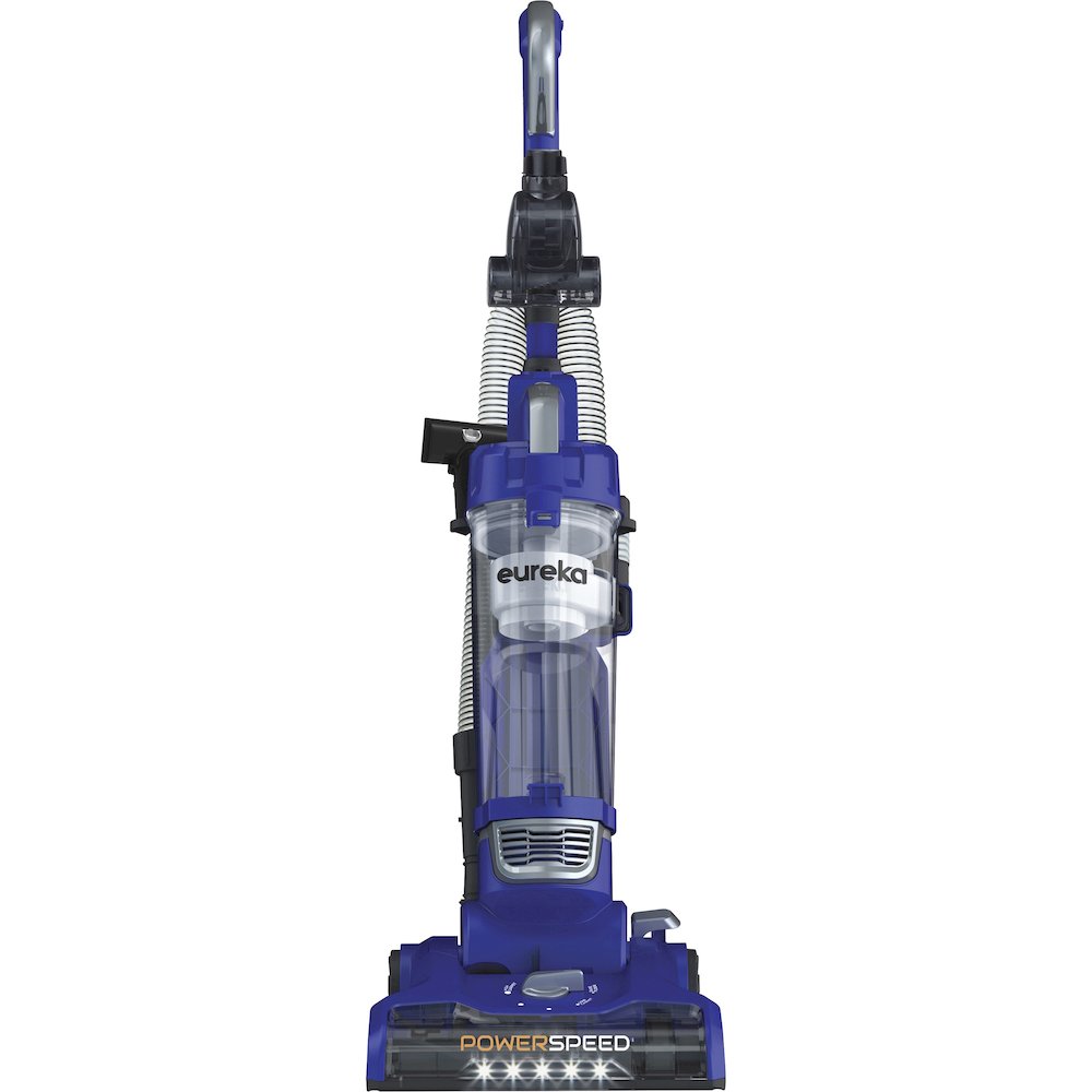 Eureka PowerSpeed NEU188 Upright Vacuum Cleaner - 1.06 gal - Bagless - Turbo Brush, Wand, Upholstery Tool, Flexi Crevice Tool - 12.60" Cleaning Width - Carpet, Bare Floor, Tile Floor, Wooden Floor, Ha. Picture 1