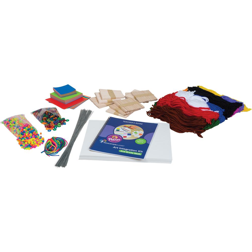 Pacon&reg; 2nd-Grade Math Art Integration Kit - Skill Learning: Science, Technology, Engineering, Mathematics, Planning - 1 / Kit. Picture 1