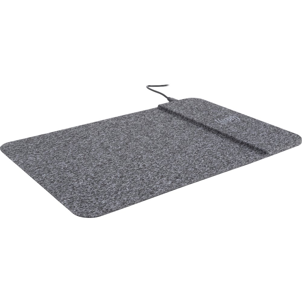 Allsop PowerTrack Wireless Charging Mousepad - (32192) - 0.25" Height x 13" Width x 8.75" Depth - Black - Fabric - Mouse - 1 Each. Picture 1
