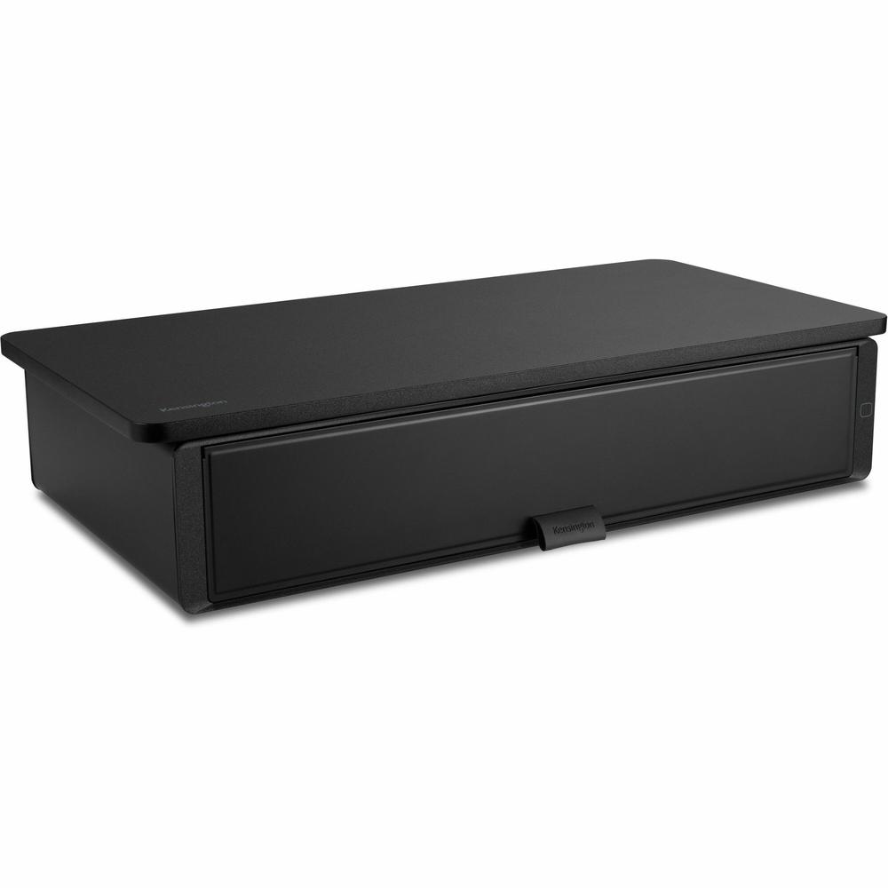 Kensington UVStand Monitor Stand with UVC Sanitization Compartment - Black. Picture 1