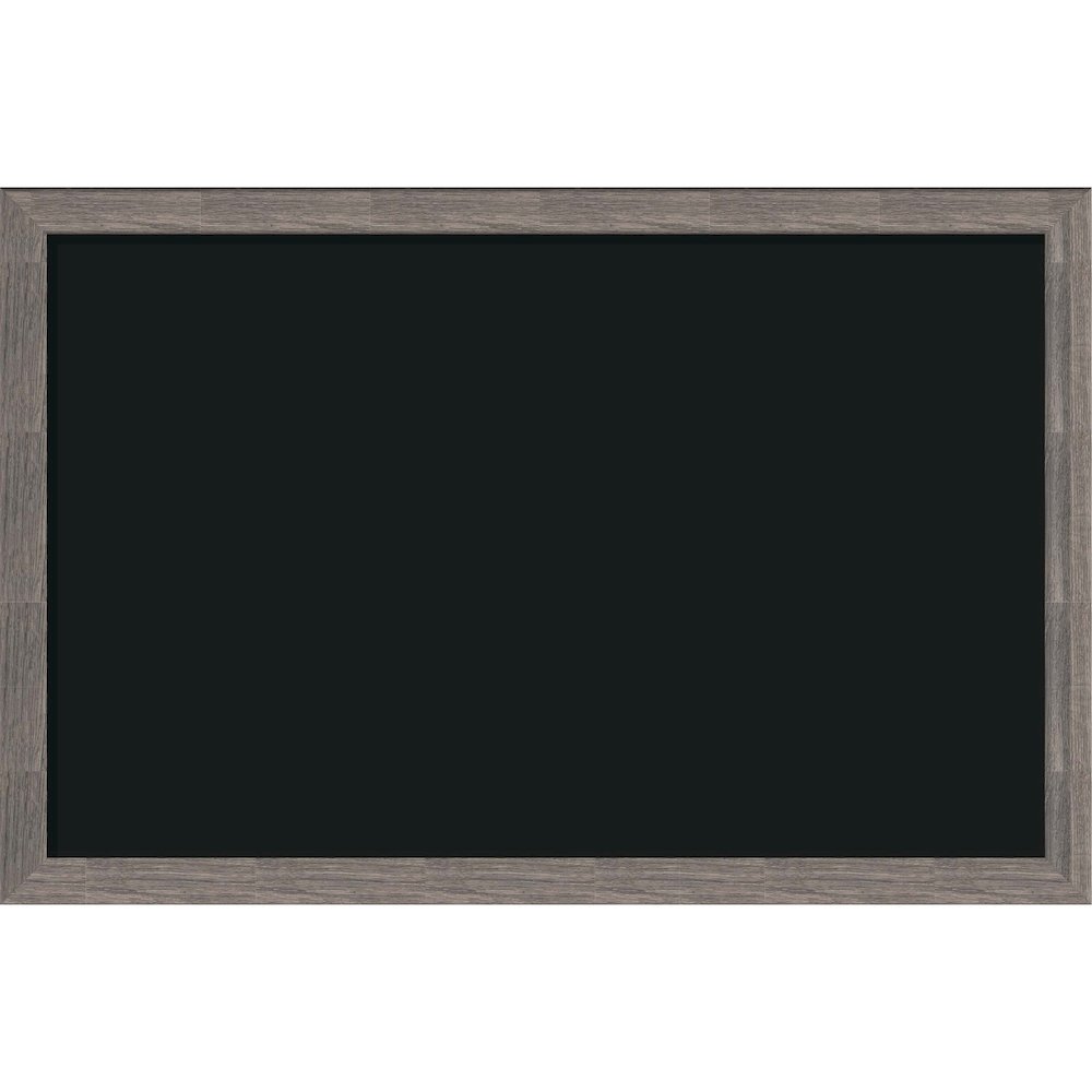U Brands Magnetic Chalkboard - 36" (3 ft) Width x 24" (2 ft) Height - Decor Rustic Frame - Horizontal/Vertical - 1 Each. Picture 1