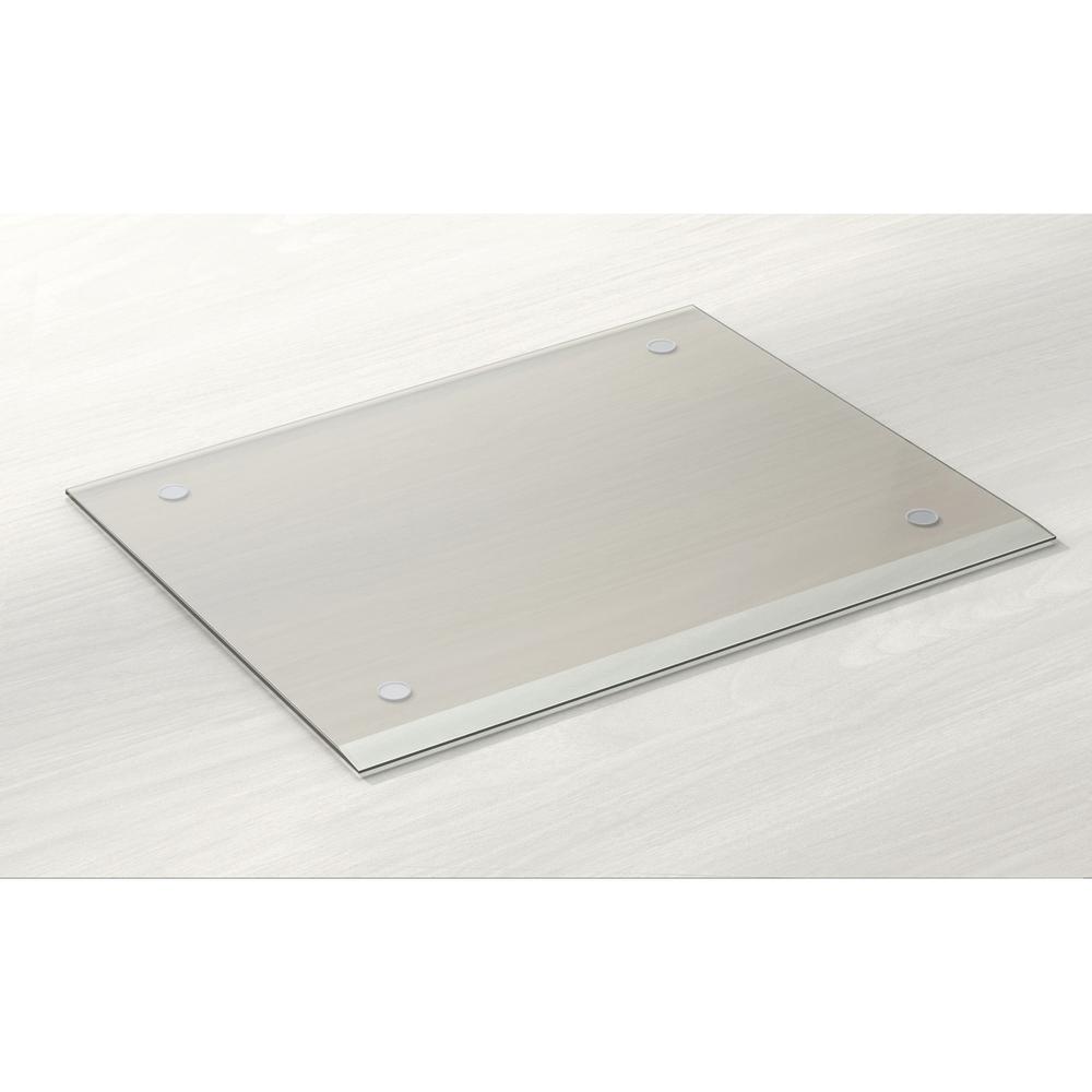 Lorell Desk Pad - Rectangular - 24" Width - Rubber - Clear. Picture 1