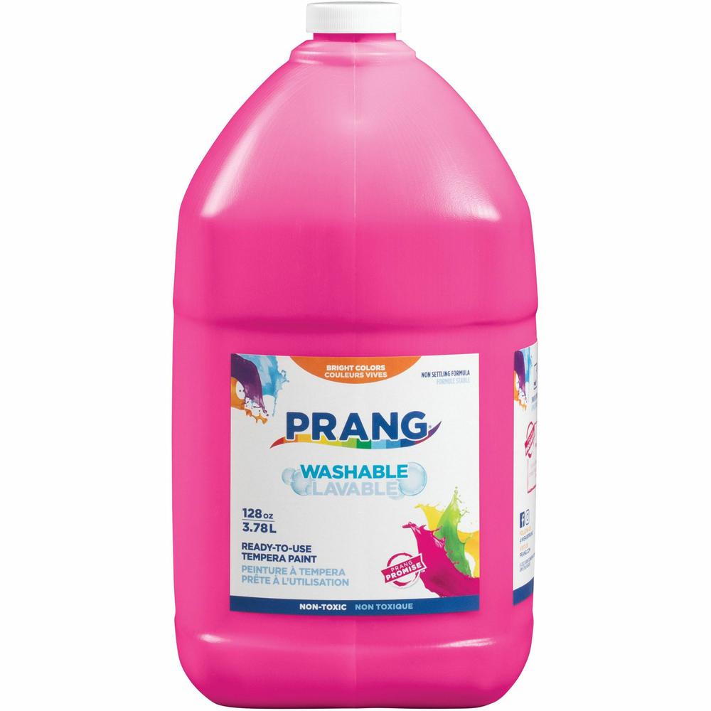 Prang Washable Tempera Paint - 1 Color(s) - Magenta - 1 gal - Washable - 1 Each. Picture 1