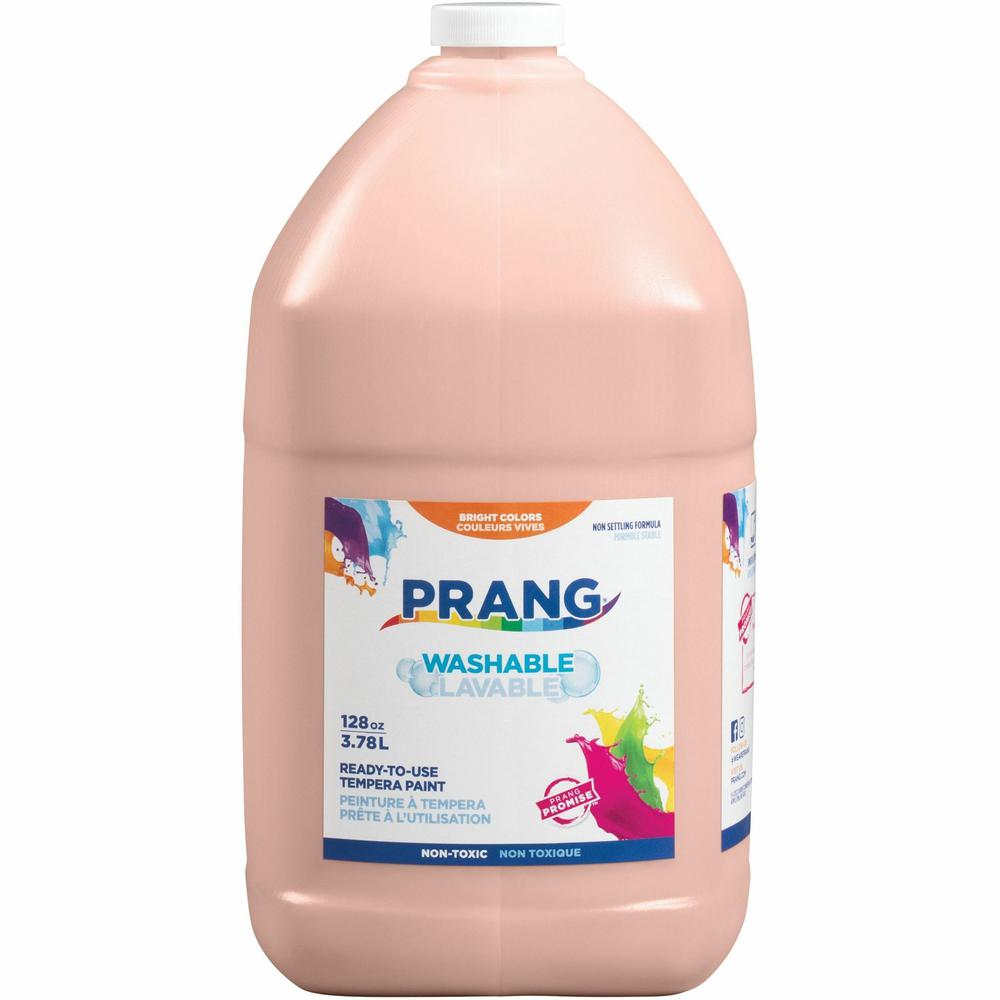 Prang Washable Tempera Paint - 1 Color(s) - Peach - 1 gal - Washable - 1 Each. Picture 1