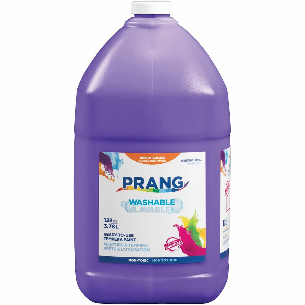 Prang Washable Tempera Paint - 1 Color(s) - Violet - 1 gal - Washable - 1 Each. Picture 1