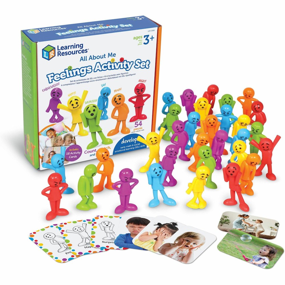 Learning Resources All About Me Feelings Activity Set - Theme/Subject: Fun - Skill Learning: Social Emotional Learning (SEL), Counting, Color, Pattern, Sorting, Matching - 36 Pieces - 3-7 Year - 1 Eac. Picture 1