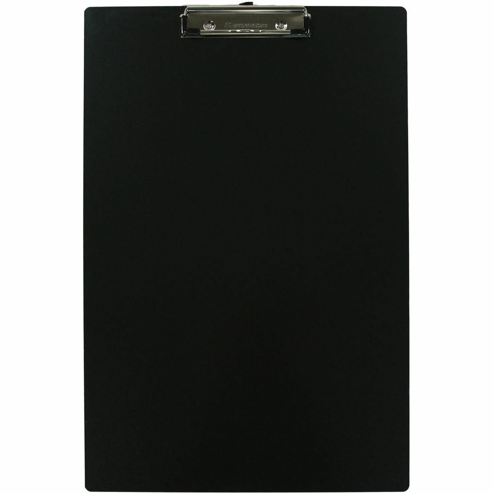 Saunders Aluminum Tabloid Clipboard - Storage for Paper - 11" x 17" Sheet Size - Aluminum - Black - 1 Each. Picture 1