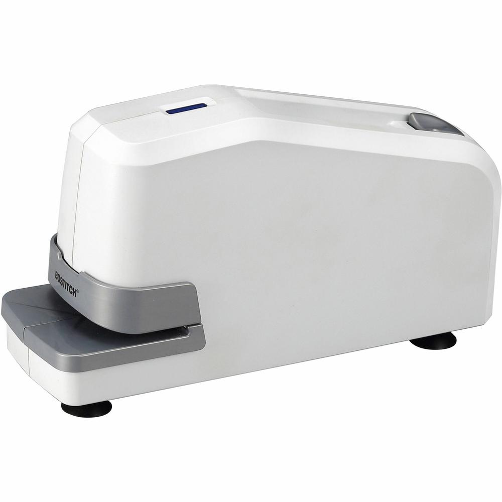 Bostitch Impulse 25 Electric Stapler - 25 Sheets Capacity - 210 Staple Capacity - Full Strip - 1/4" Staple Size - 1 Each - White. Picture 1