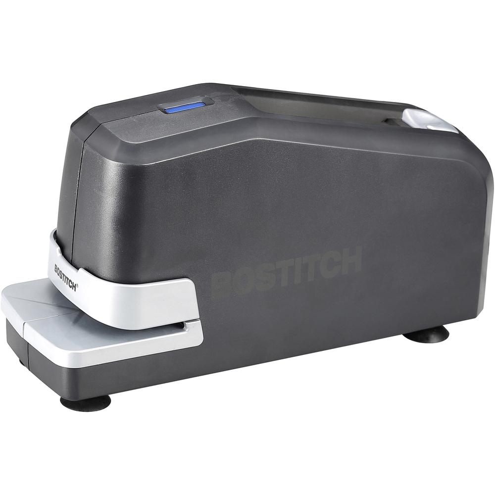 Bostitch Impulse 25 Electric Stapler - 25 Sheets Capacity - 210 Staple Capacity - Full Strip - 1/4" Staple Size - 1 Each - Black. Picture 1