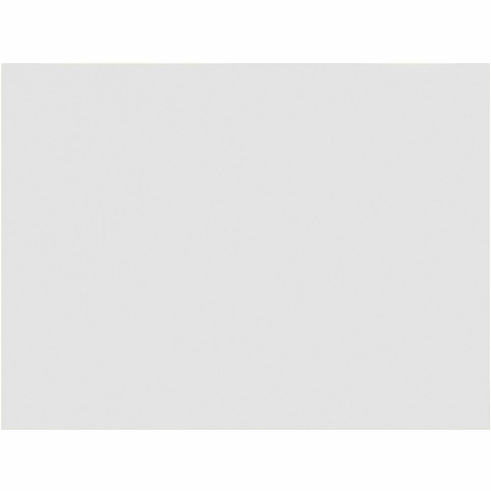 Pacon Gloss Coat Fingerpaint Paper - Plain - 22" x 16" - White Paper - Non Absorbant, Resist Bleed-through - Recycled - 100 / Pack. Picture 1