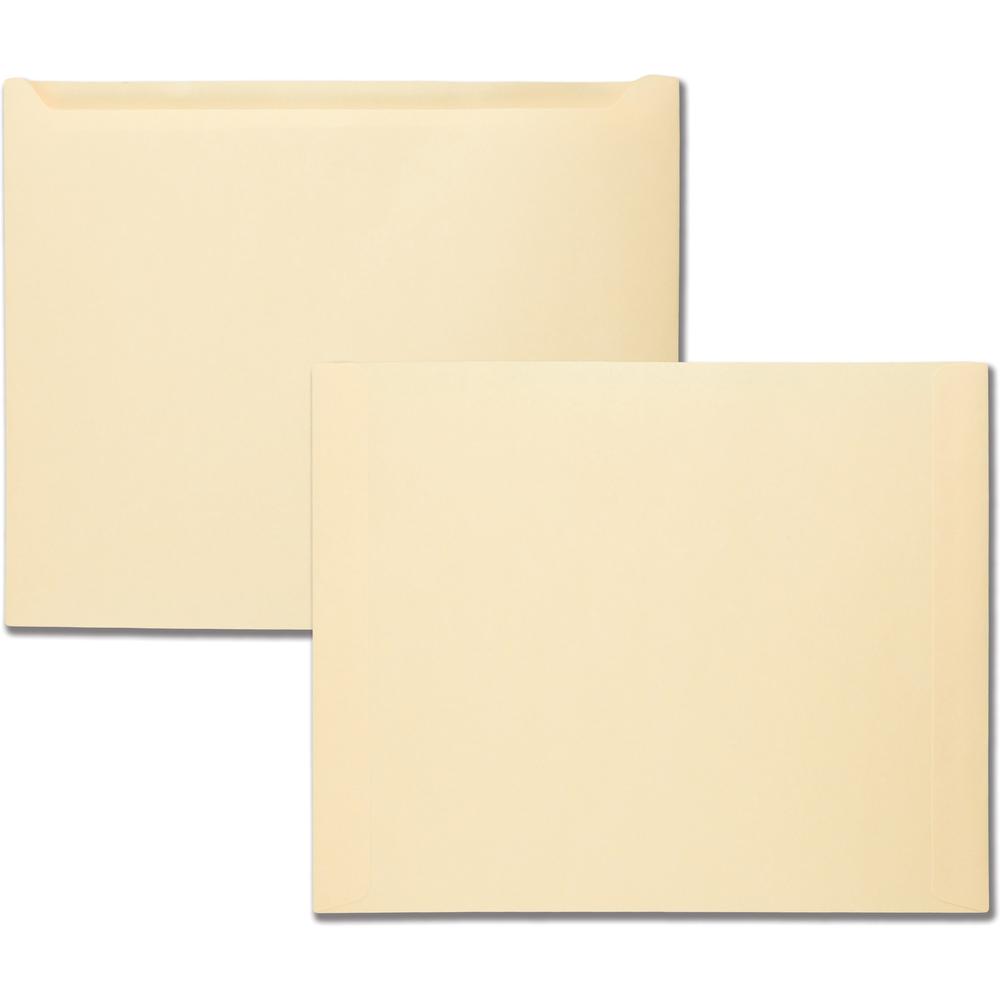 Quality Park File Jacket - 9 1/2" x 11 3/4" - Cameo - 100 / Box. Picture 1
