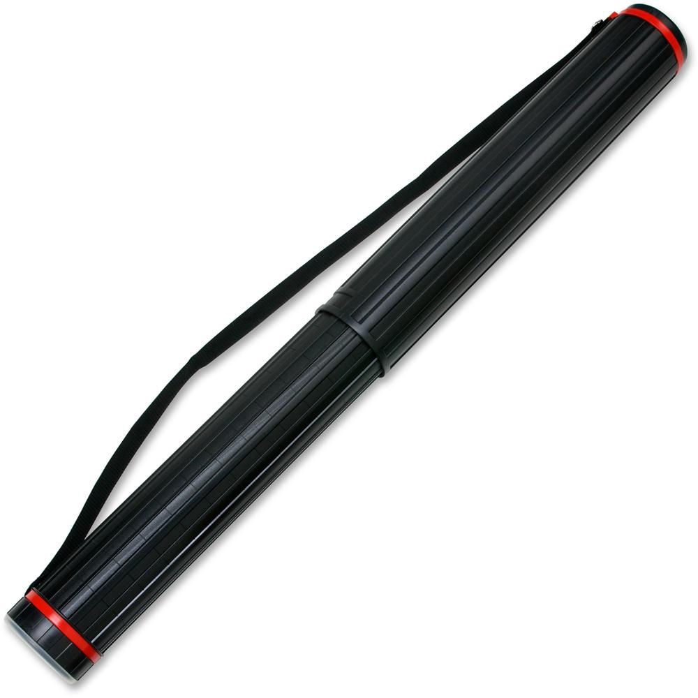 Chartpak 948 72/124 Carrying Case Document - Black - Plastic Body x 3.5" Diameter - 1 Each. Picture 1