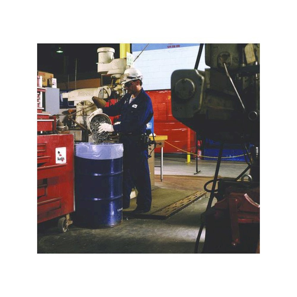 High-Density Waste Can Liners, 45 gal, 11 mic, 40" x 48", Natural, 250/Carton. Picture 4